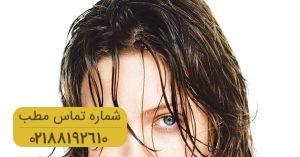 استراحت با موی تر